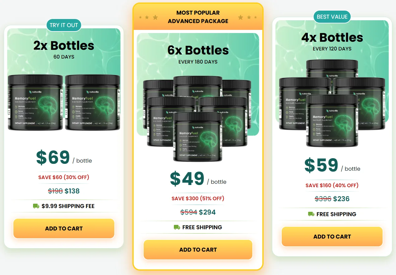 MemoryFuel Official Website USA